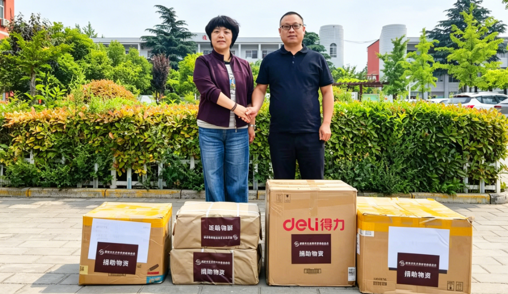 天禾基金会蓝田县乡镇中学爱心物资捐赠纪实
